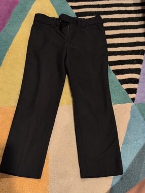 Isaac Mizrahi Black Pants with Red Piping